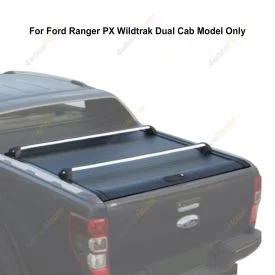 Retractable Tonneau Roller Shutters + Cross Bars for Ford Ranger PX Wildtrak