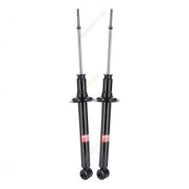 Pair KYB Shock Absorbers Twin Tube Gas-Filled Excel-G Rear 341084