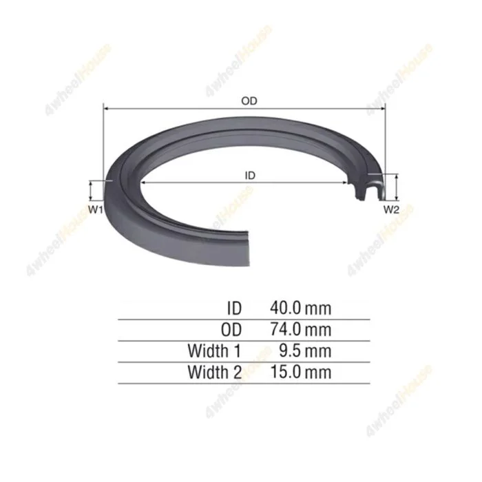 1 x Front Differential Pinion Oil Seal for Holden Colorado RC Frontera UES30