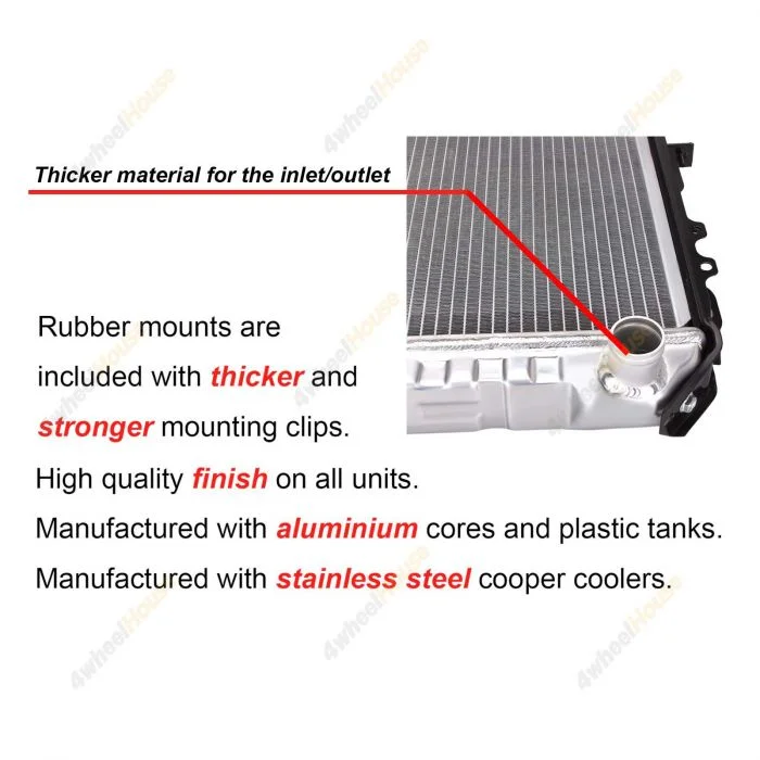 Protex Radiator With Oil Cooler Auto Transmision OE Standards RADJE021