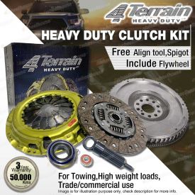 4Terrain HD Clutch Kit Include Flywheel for Toyota Hilux KUN16 KUN26