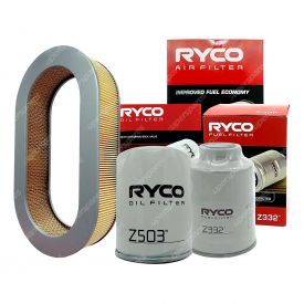 Ryco 4WD Air Oil Fuel Filter Service Kit - RSK13