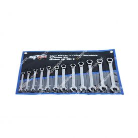 SP Tools 12 Pieces of Gear Drive ROE Spanner Set - 0 Degree Offset Metric Wrench