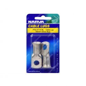 Narva 70mm2 10mm Stud Flared Entry Cable Lug - 57141BL Blister Pack