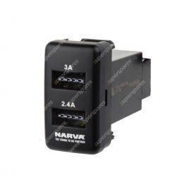Narva OE Style USB Switch 39mm x 21mm - 63313BL