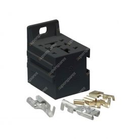 Narva Relay Connectors Suits 4 & 5 Pin Relay with 9.5mm x 1.2mm Flat Pin - 68082