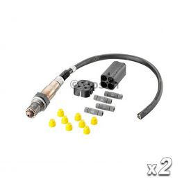 2 x Bosch Oxygen Lambda Sensor Post Catalytic Converter 0258986602