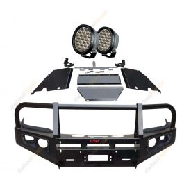 Armor Bumper Bullbar Skid Plate LOOP light for Toyota Hilux Vigo 12-15