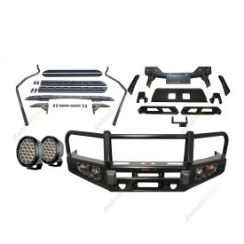 Armor Bullbar LOOP Skid Plate lights Side Steps for Ford Ranger PX2 PX3 15-22