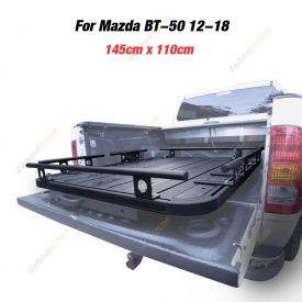 SUPA4X4 Aluminum Alloy Pick Up Slide Tray 110cm x 145cm for Mazda BT-50 12-18