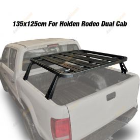 HD Flat Tub Platform Carrier Multifunction Rack for Holden Rodeo Dual Cab