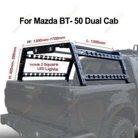 Ute Tub Ladder Rack Multifunction Steel Carrier Cage for Mazda BT-50