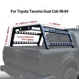 Ute Tub Ladder Rack Multifunction Steel Carrier Cage for Toyota Tacoma