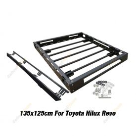 Conqueror Steel Roof Rack 135x125cm for Toyota Hilux Revo GUN126 2015-2018