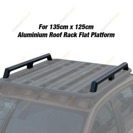 2 pcs SUPA4X4 Rails for 135x125cm Aluminium Roof Rack Flat Platform
