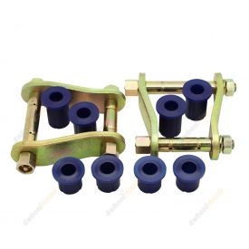 4X4FORCE Extended Shackles + Bushings kit for GWM Great Wall Cannon 2020-ON