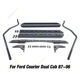 Side Steps Brush Rail Bars Rock Sliders for Ford Courier Dual Cab 87-06