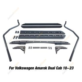 Side Steps Brush Rail Bars Rock Sliders for Volkswagen Amarok Dual Cab