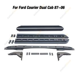 SUPA4X4 Steel Side Steps & Rock Sliders for Ford Courier Dual Cab 1987-2006