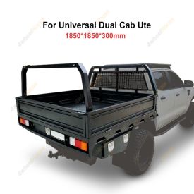 SUPA4X4 Universal Heavy Duty Steel Tray 1850x1850x300mm for Dual Cab Ute