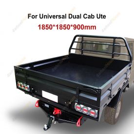SUPA4X4 Universal Heavy Duty Steel Tray 1850x1850x900mm for Dual Cab Ute