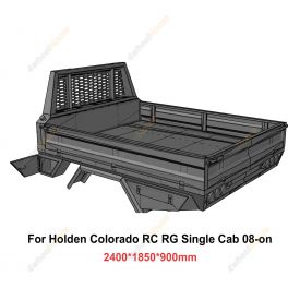 Heavy Duty Steel Tray 2400x1850x900mm for Holden Colorado Single Cab