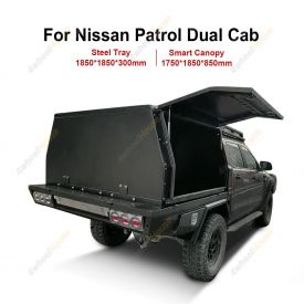 Steel Tray 1850*1850*300 & Canopy 1750*1850*850 for Nissan Patrol Dual Cab