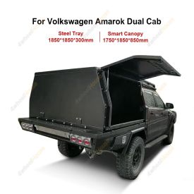 Steel Tray 1850*1850*300 & Canopy 1750*1850*850 for Volkswagen Amarok Dual Cab