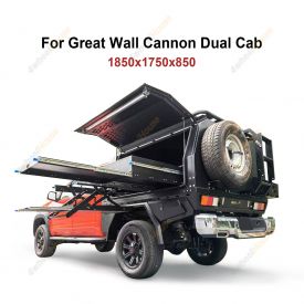 Canopy Dual Wheel Carrier Drop Down Ladder for Great Wall Cannon Dual Cab