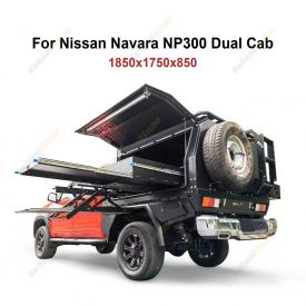 Canopy Dual Wheel Carrier Drop Down Ladder for Nissan Navara NP300 Dual Cab