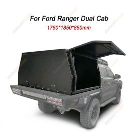 Aluminium Canopy Tool Box 1750*1850*850 for Ford Ranger Dual Cab With Steel Tray