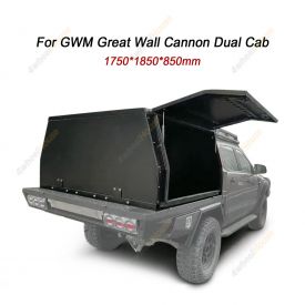 Aluminium Canopy Tool Box 1750*1850*850 for GWM Great Wall Cannon 20-On Dual Cab
