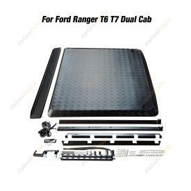 SUPA4X4 Heavy Duty Aluminium Hard Lid Cover for Ford Ranger PX T6 PX2 T7 Dual Cab