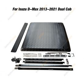 4X4FORCE Heavy Duty Aluminium Hard Lid Cover for Isuzu D-Max 13-21 Dual Cab Ute