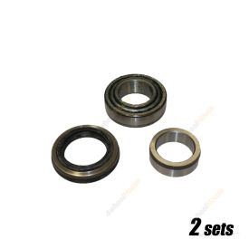 2 Sets 4X4FORCE Front Wheel Bearing Kit for Ford Ranger PX1 PX2 PX3 2011-2021