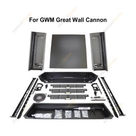 SUPA4X4 Half Height Steel Tub Canopy for GWM Great Wall Cannon 4WD Offroad
