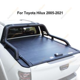 Manual Roller Shutter Cover Retractable Tonneau Lid for Toyota Hilux 05-21