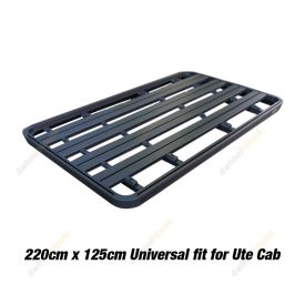 SUPA4X4 220 x 125cm Aluminum Roof Rack Flat Platform Universal Dual Cab