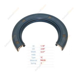 1 x Front Wheel Bearing Oil Seal for Land Rover 110 I4 I5 OHV SOHC Outer