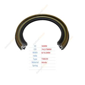 1 x Rear Wheel Bearing Oil Seal for Nissan Navara Pathfinder I4 V6 Outer