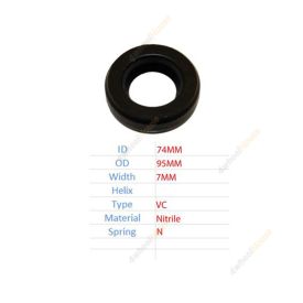 1 x Rear Outer Wheel Bearing Oil Seal for Nissan Patrol I6 12v OHV CARB