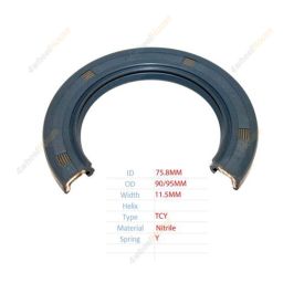 1 x Front Differential Oil Seal for Toyota 4 Runner Hilux I4 V6 Premium Quality