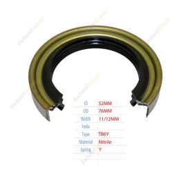 1 x Rear Outer Wheel Bearing Oil Seal for Great Wall V200 V240 X200 X240