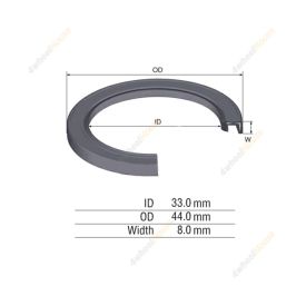 Front Outer Axle Drive Shaft Oil Seal for Toyota HiLux LN 46 65 106 YN65 RN105