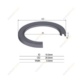 1 x Transfer Case Oil Seal for Toyota HiLux KZN165R 4WD 4 Cyl 3.0L