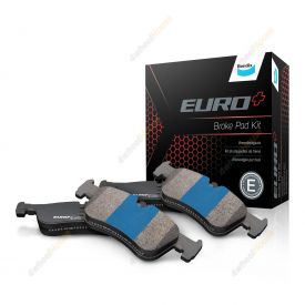 4 Pcs Front Bendix Euro+ Disc Brake Pads DB2048EURO+