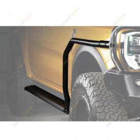 Ironman 4x4 Steel Side Steps and Rails Dimple Step Design SSR033-D