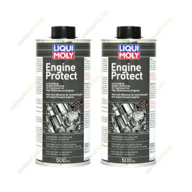 2 x Liqui Moly High Pressure Wear Protection Engine Protect Additive 500ml 2778