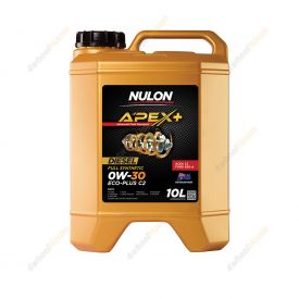 Nulon Full SYN APEX+ 0W-30 ECO-PLUS C2 Engine Oil APX0W30C2-10 Ref SYND0W30-10