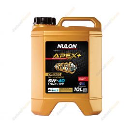 Nulon Full SYN APEX+ 5W-40 Long Life Diesel Engine Oil 10L APX5W40D2-10